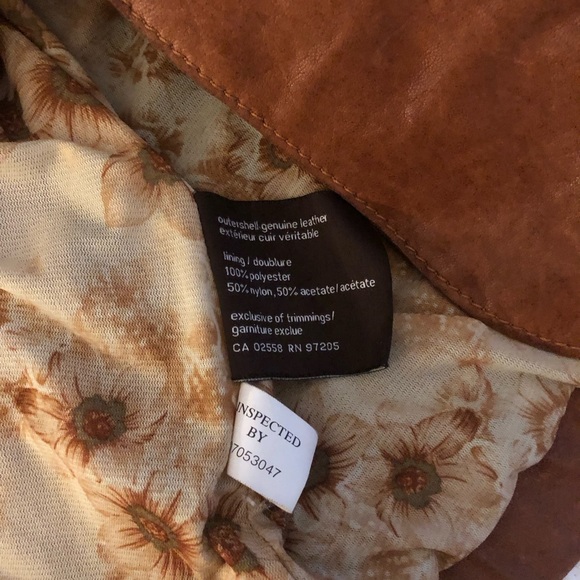 Danier Canada - distressed Italian leather jacket - Picture 5 of 9